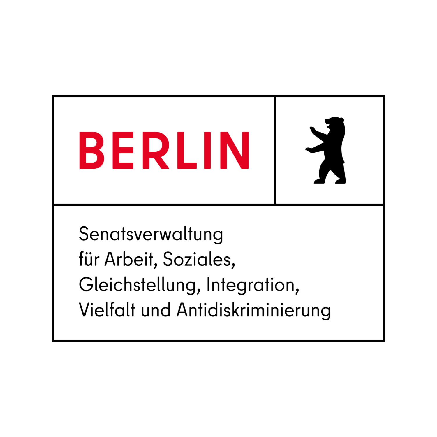 Vorschaubild für den Partner Senatsverwaltung für Arbeit, Soziales, Gleichstellung, Integration, Vielfalt und Antidiskriminierung Berlin